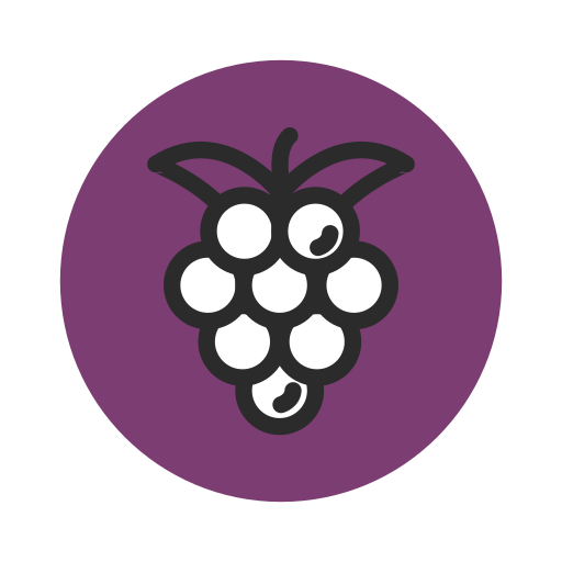 Fresh, Fruit, Grape, Healthy, Purple, Vegetable Icon Free Of Fruit