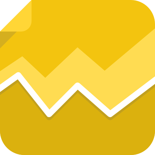 Graph Icon Square Iconset Flat