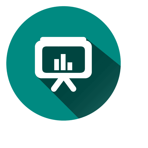 Graph Tv Circle Icon