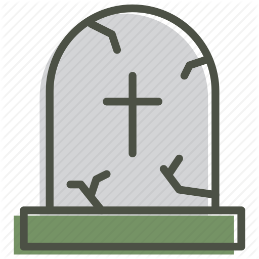 Cross, Death, Funeral, Grave, Gravestone, Graveyard Icon
