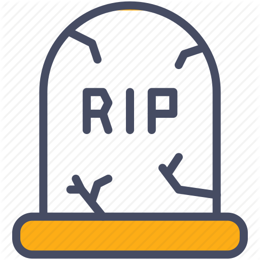 Death, Funeral, Grave, Gravestone, Graveyard, Rip Icon