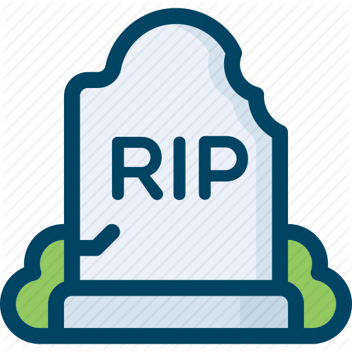 Death, Funeral, Grave, Gravestone, Halloween, Rip Icon