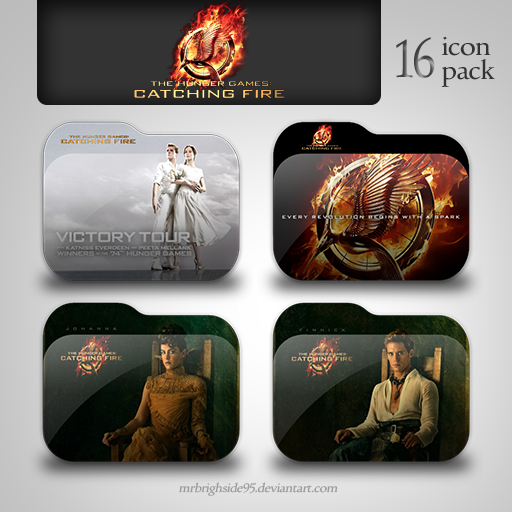 Thg Catching Fire Folder Icon Pack