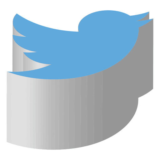 Twitter Isometric Icon