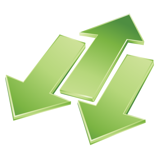 Green, Arrows Icon