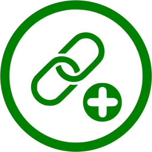 Green Link Building Icon