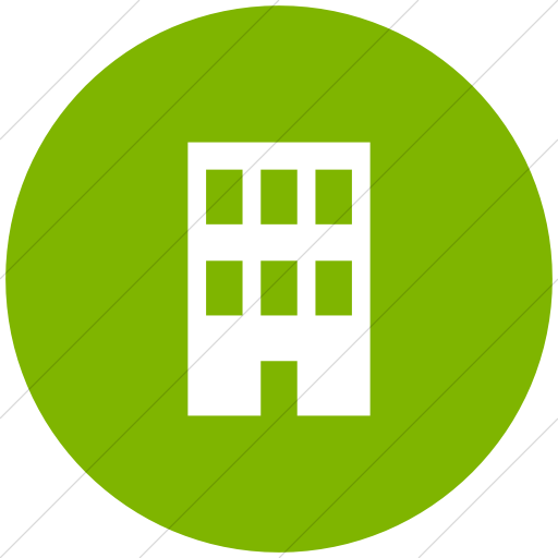 Flat Circle White On Green Ocha Humanitarians