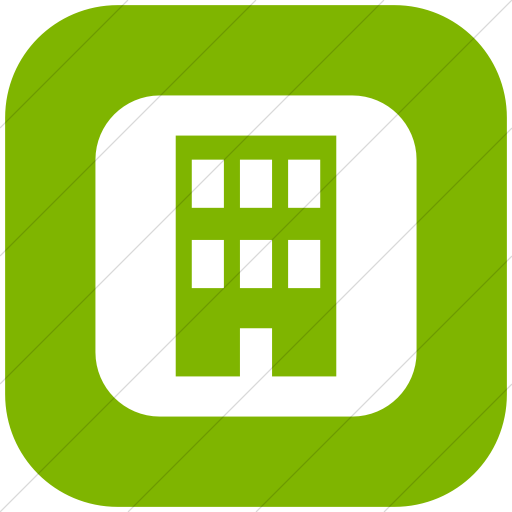 Flat Rounded Square White On Green Ocha Humanitarians