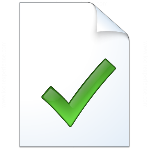 Iconexperience V Collection Document Check Icon