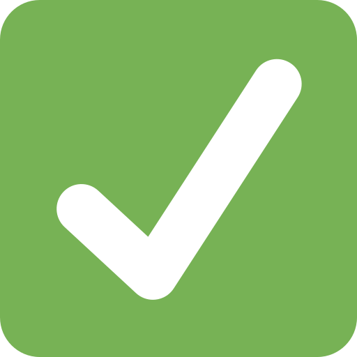 Green Check Mark Icon at GetDrawings | Free download