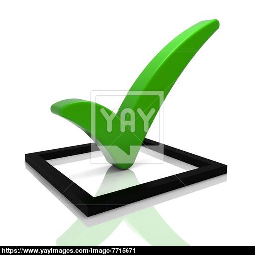 Green Tick Symbol Image