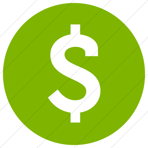 Simple Green Raphael Dollar Sign Icon