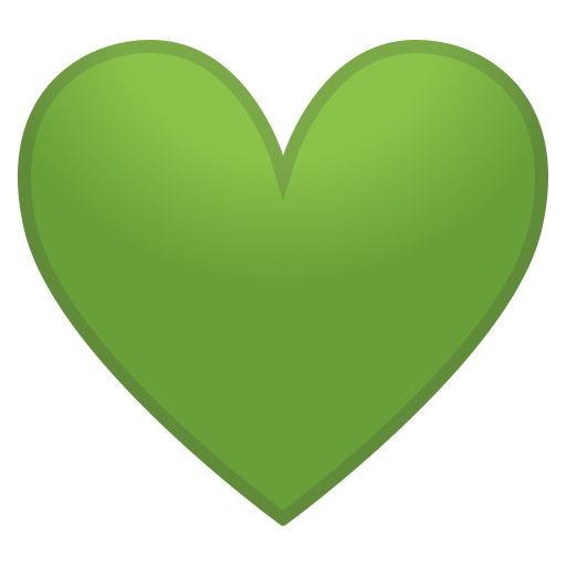 Green Heart Icon Noto Emoji People Family Love Iconset Google