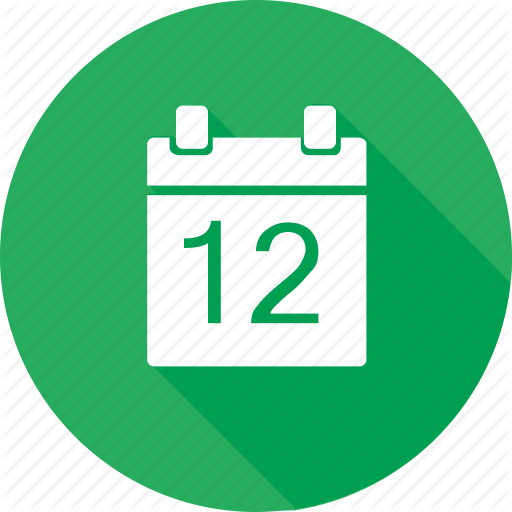 Calendar, Date, Event, Green Icon
