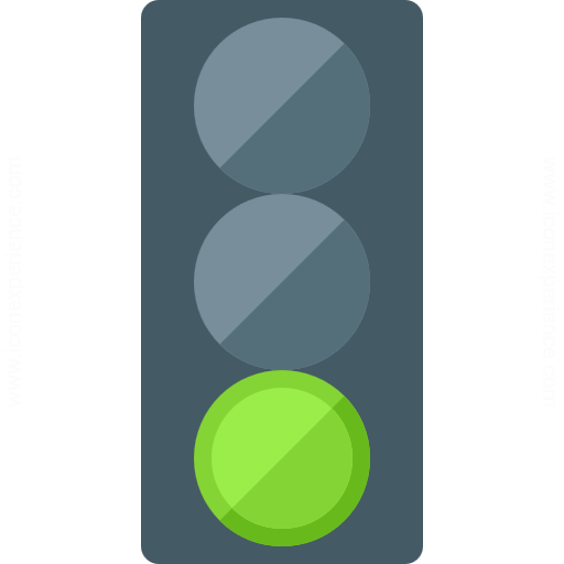 Iconexperience G Collection Trafficlight Green Icon