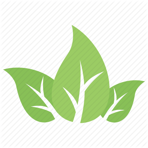 Divided Leaf, Green Leaves, Leaf Logo, Three Leaves, Tripartite