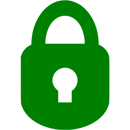 Green Padlock Icon