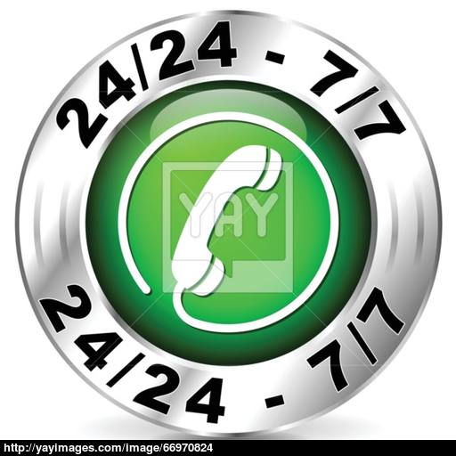 Vector Green Phone Icon Vector