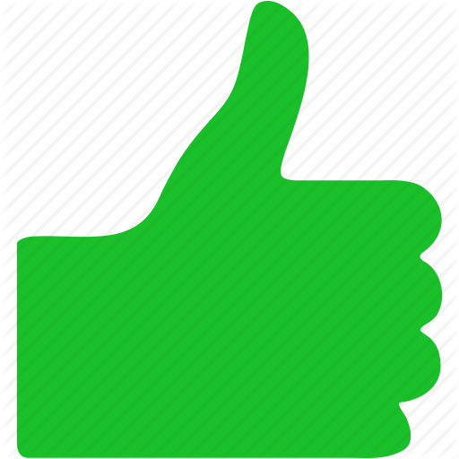 Approve, Finger, Good Mark, Positive, Success, Thumb Up, Yes Icon