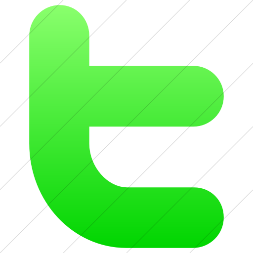Simple Ios Neon Green Gradient Raphael Twitter Icon