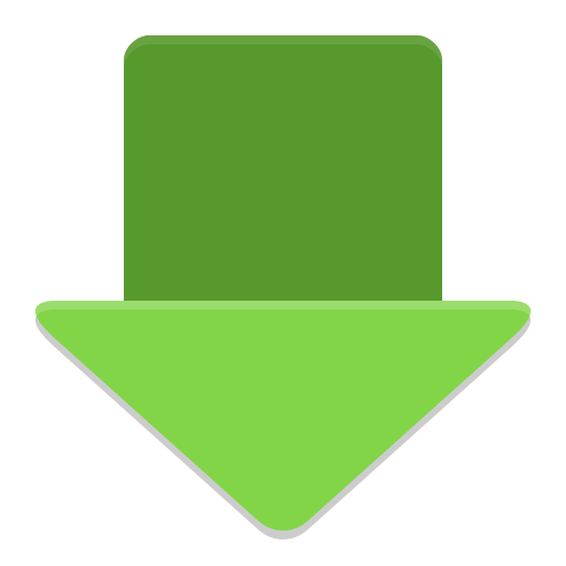 Downloader Arrow Icon Papirus Apps Iconset Papirus Development