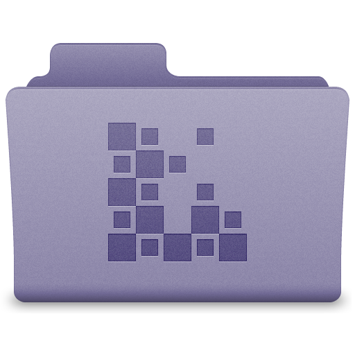 Purple Icons Folder Icon