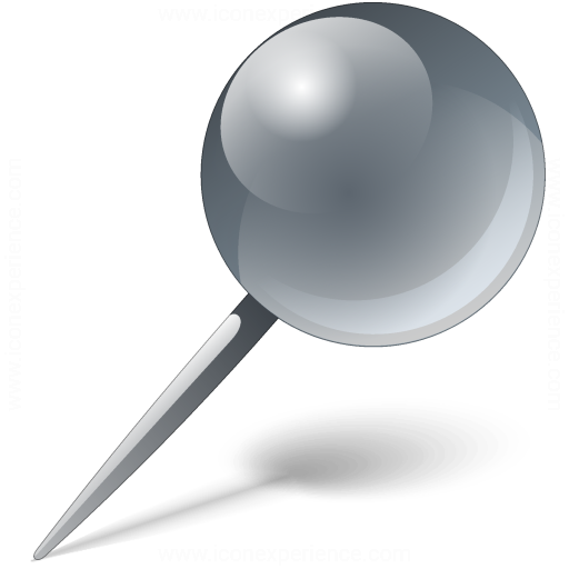 Iconexperience V Collection Pin Grey Icon