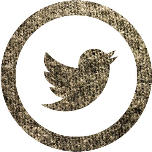 Grey Wool Twitter Icon