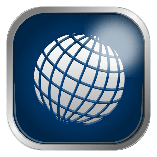 Globe Grid Icon