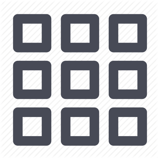 Grid, Layout, View Icon