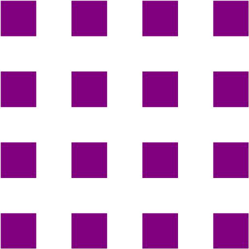 Purple Grid Four Up Icon