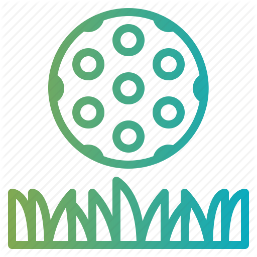 Golf, Grass, Green, Ground Icon