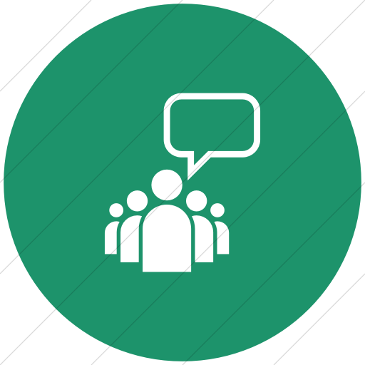 Flat Circle White On Aqua Ocha Humanitarians Activity