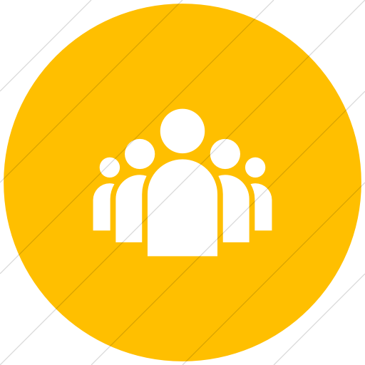 Flat Circle White On Yellow Ocha Humanitarians Activity