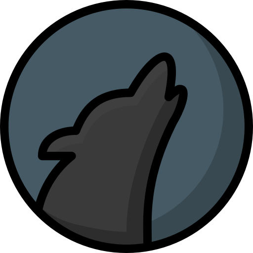 Colour, Harry, Potter, Sirius, Wolf Icon