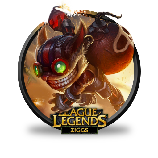Ziggs Icon League Of Legends Iconset