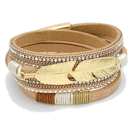 Wrap Feather Bracelet