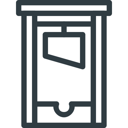 Halloween, Guillotine Icon