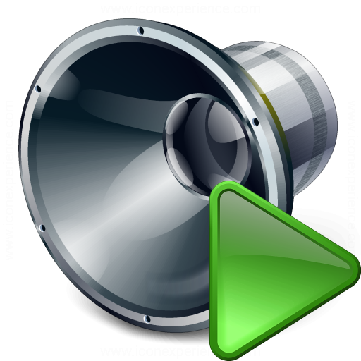 Iconexperience V Collection Loudspeaker Run Icon