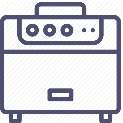 Amplifier, Audio, Guitar, Music, Radio, Sound, Speaker Icon