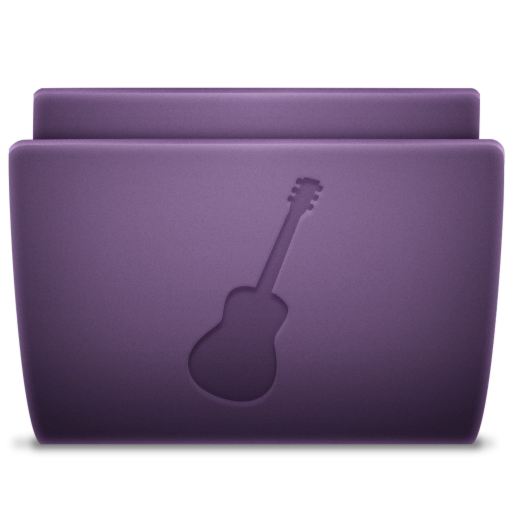 Purple Guitar Icon