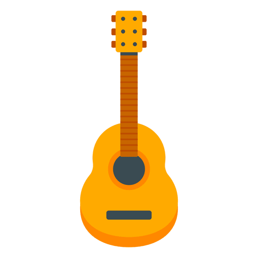 Flat Guitar Illustration