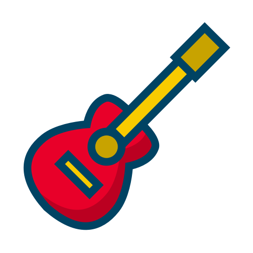 Guitar, Melody, Music, Relax Icon