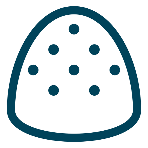 Gumdrop Stroke Icon