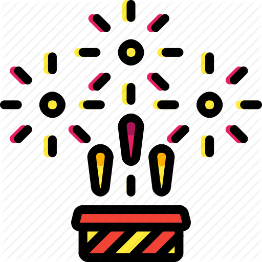 Colours, Display, Explosion, Fireworks, Light Icon