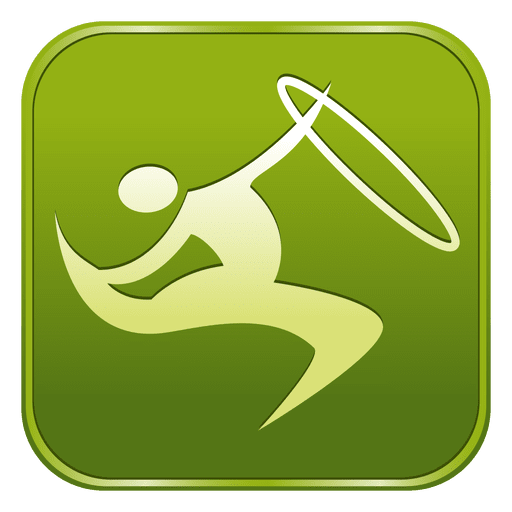 Gymnastics Rhythmic Square Icon