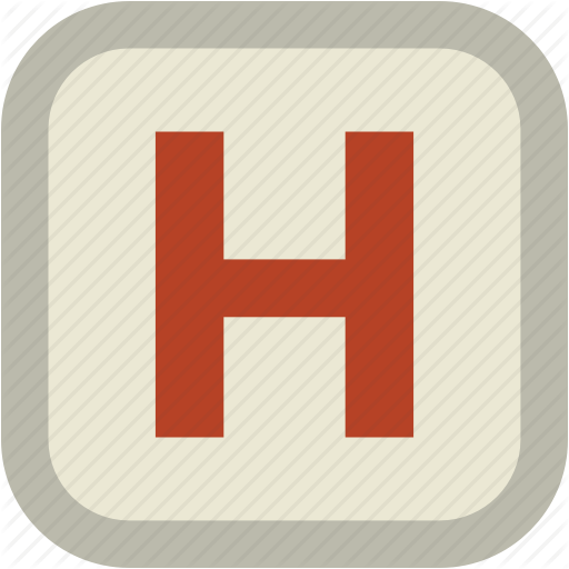 Health Sign, Healthcare, Hospital, Hospital Symbol, Letter H Icon