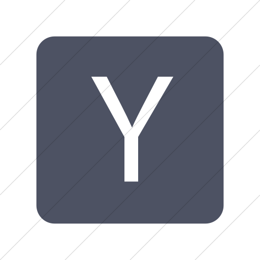 Simple Blue Gray Foundation Social Hacker News Icon