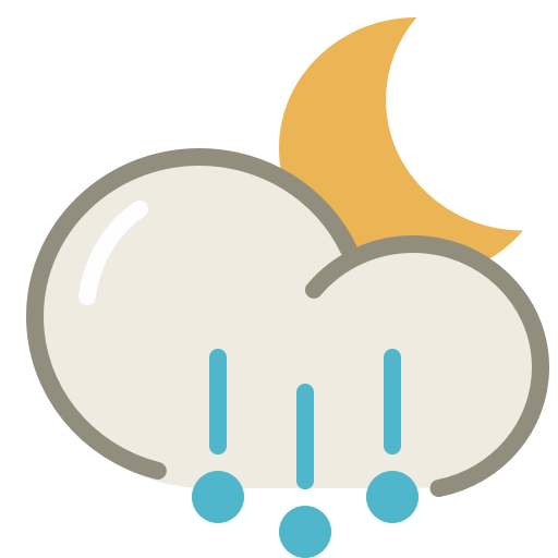 Hail Night Icon Lovely Weather Iconset Custom Icon Design