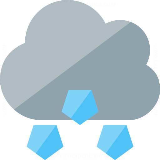 Iconexperience G Collection Cloud Hail Icon